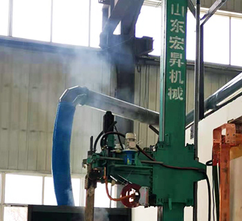 單立柱雙夾頭電渣爐投產使用